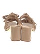 Alexandre Birman Bow Accents Slides