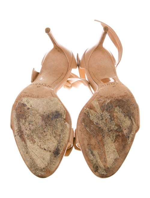 Alexandre Birman Leather Bow Accents Sandals