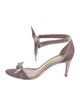 Alexandre Birman Suede Bow Accents Sandals