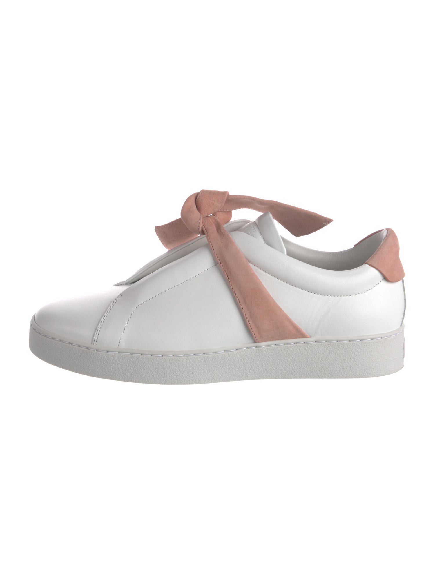 Alexandre Birman Leather Colorblock Pattern Sneakers