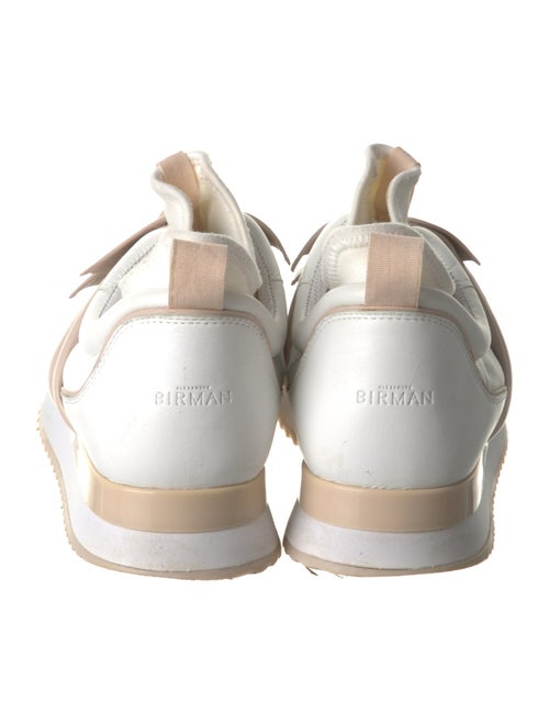 Alexandre Birman Leather Bow Accents Athletic Sneakers