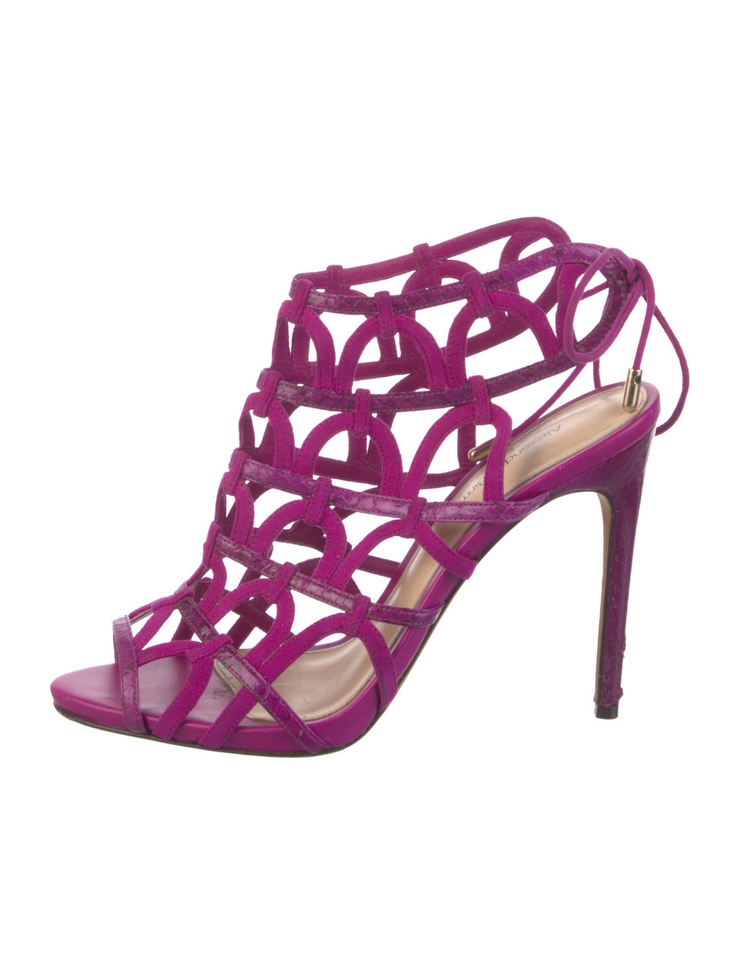 Alexandre Birman Suede Gladiator Sandals