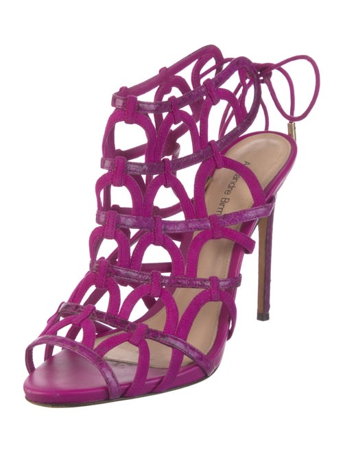 Alexandre Birman Suede Gladiator Sandals