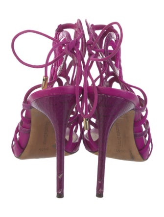 Alexandre Birman Suede Gladiator Sandals