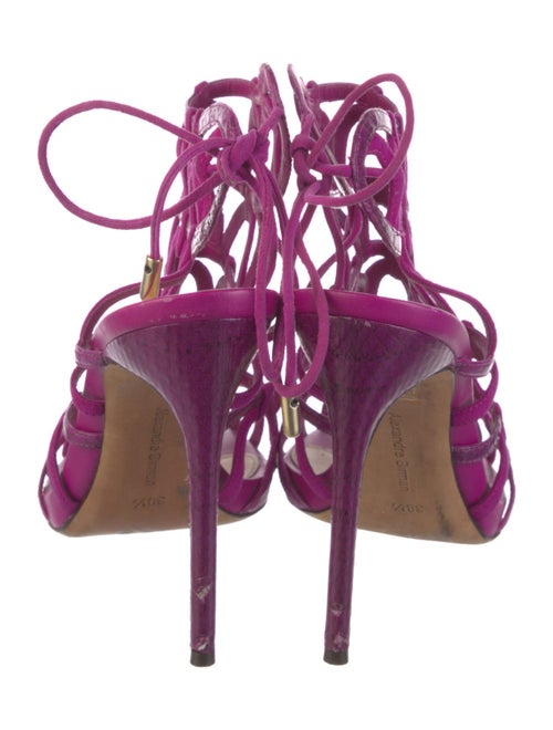 Alexandre Birman Suede Gladiator Sandals