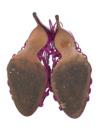 Alexandre Birman Suede Gladiator Sandals