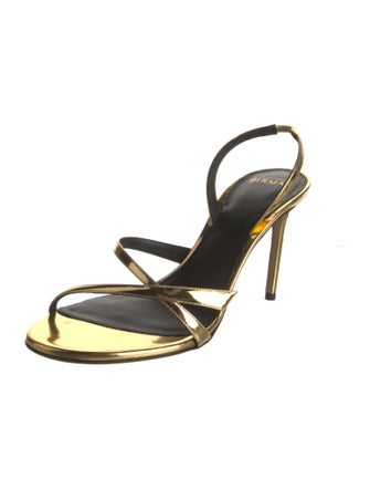 Alexandre Birman Leather Slingback Sandals