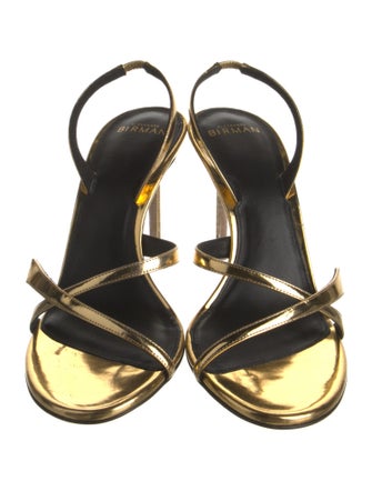 Alexandre Birman Leather Slingback Sandals