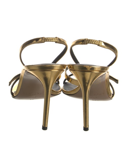 Alexandre Birman Leather Slingback Sandals