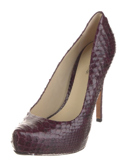 Alexandre Birman Snakeskin Animal Print Pumps