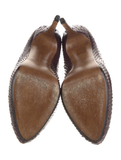 Alexandre Birman Snakeskin Animal Print Pumps