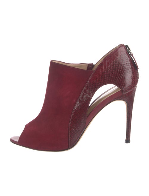 Alexandre Birman Suede Cutout Accent D'Orsay Pumps