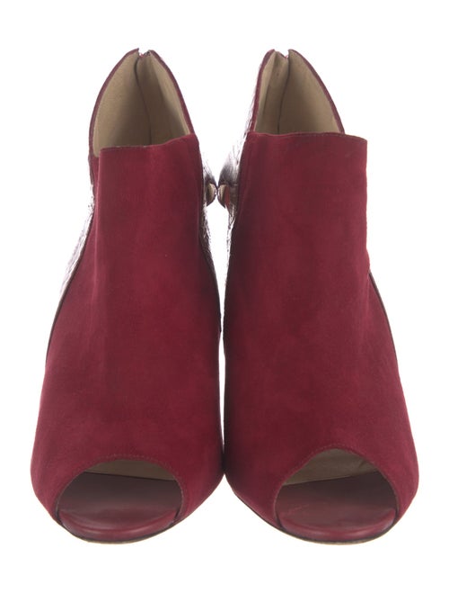 Alexandre Birman Suede Cutout Accent D'Orsay Pumps