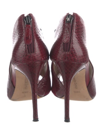 Alexandre Birman Suede Cutout Accent D'Orsay Pumps