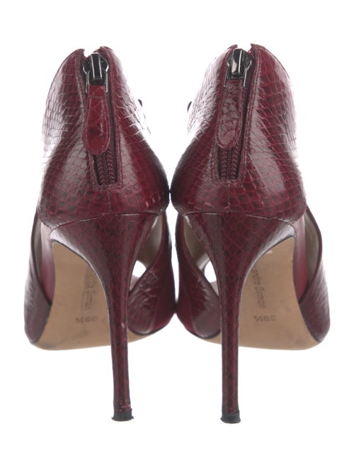 Alexandre Birman Suede Cutout Accent D'Orsay Pumps