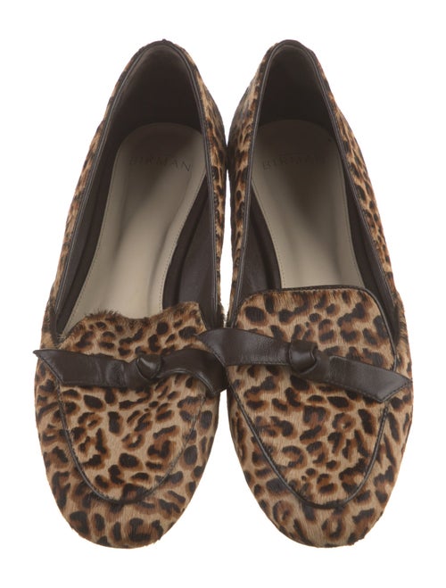 Alexandre Birman Ponyhair Animal Print Loafers