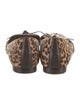 Alexandre Birman Ponyhair Animal Print Loafers