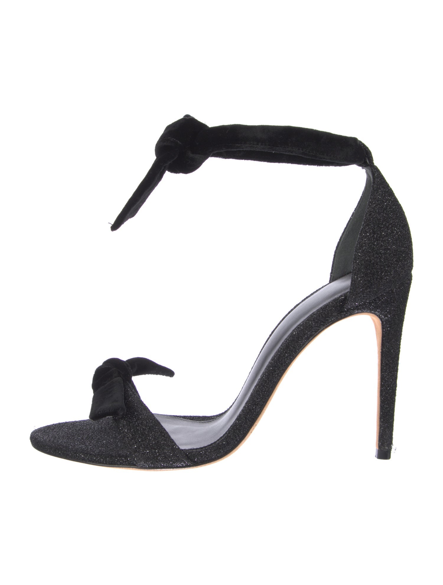 Alexandre Birman Suede Bow Accents Sandals