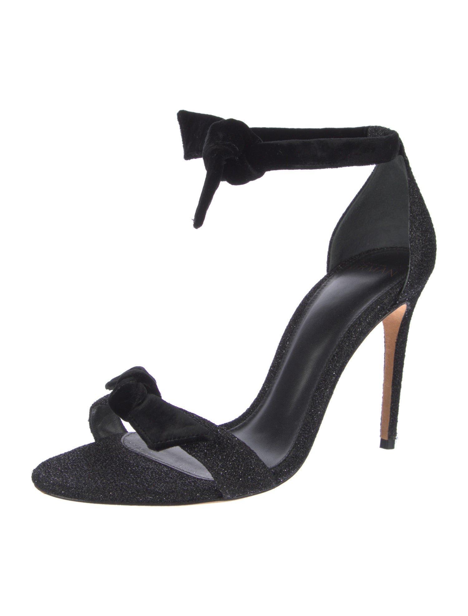 Alexandre Birman Suede Bow Accents Sandals