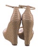 Alexandre Birman Snakeskin Espadrilles