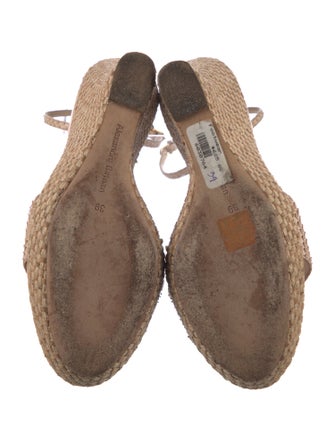 Alexandre Birman Snakeskin Espadrilles
