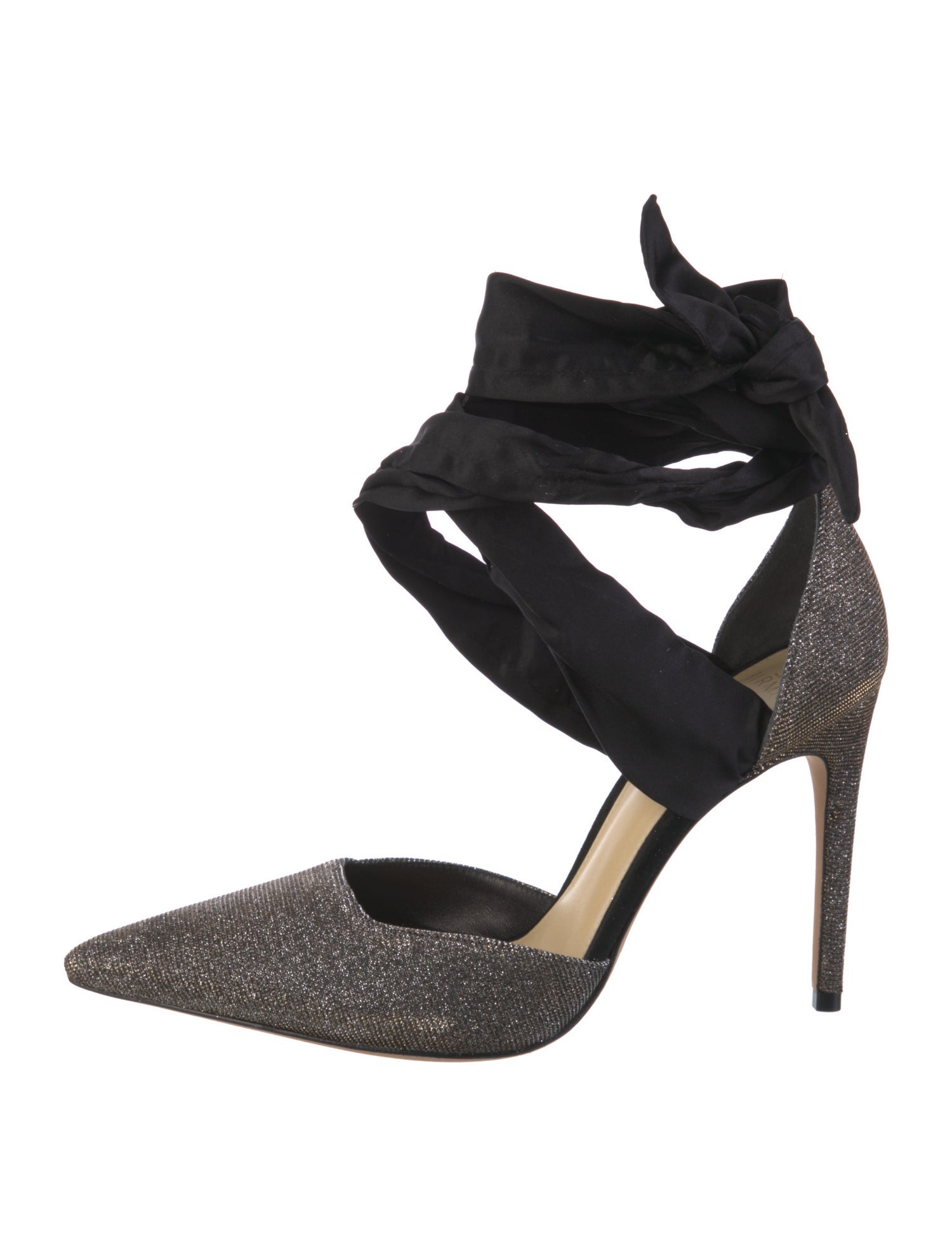 Alexandre Birman Glitter Colorblock Pattern Pumps