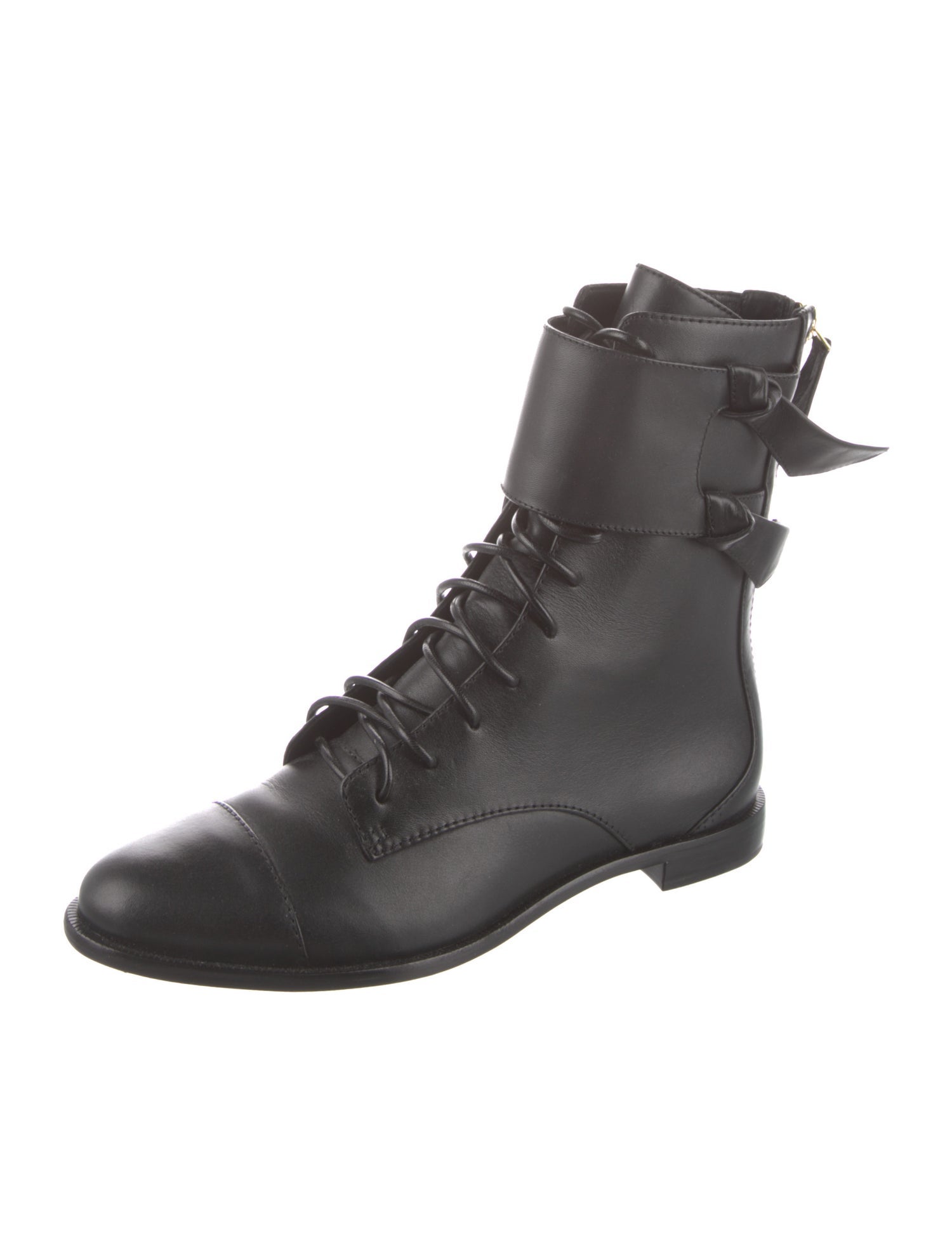 Alexandre Birman Leather Lace-Up Boots