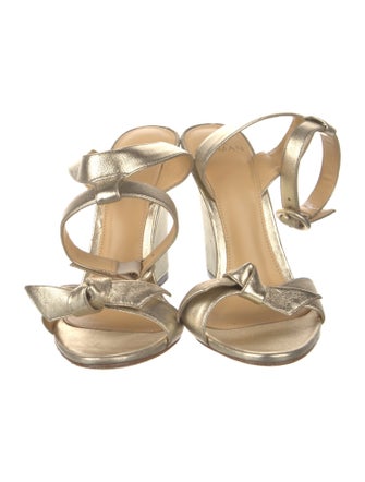 Alexandre Birman Leather Slingback Sandals