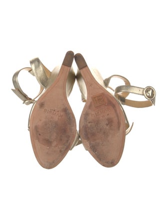 Alexandre Birman Leather Slingback Sandals