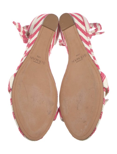 Alexandre Birman Canvas Printed Gladiator Sandals