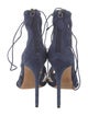 Alexandre Birman Suede Cutout Accent Gladiator Sandals