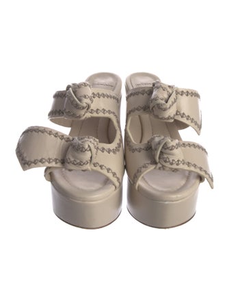 Alexandre Birman Leather Slides