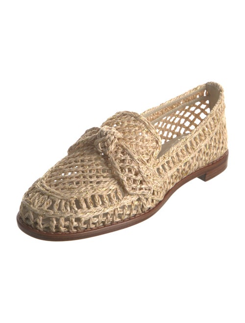 Alexandre Birman Raffia Loafers