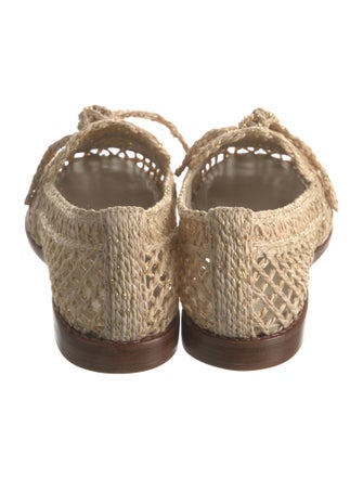 Alexandre Birman Raffia Loafers