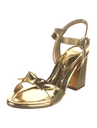 Alexandre Birman Patent Leather Sandals