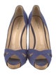 Alexandre Birman Canvas Colorblock Pattern Pumps