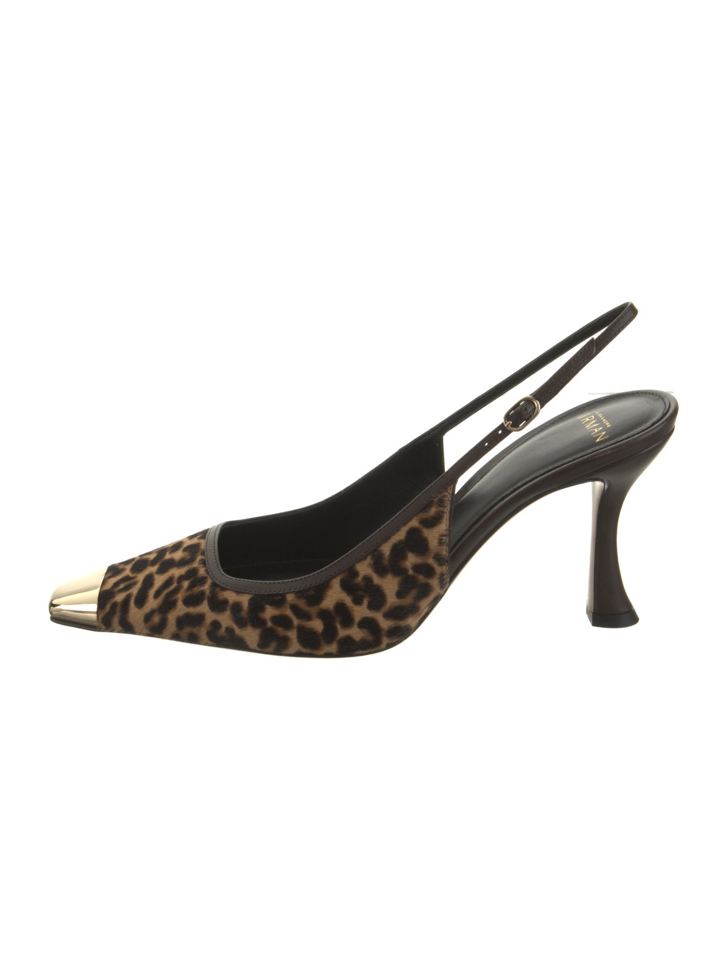 Alexandre Birman Ponyhair Animal Print Slingback Pumps