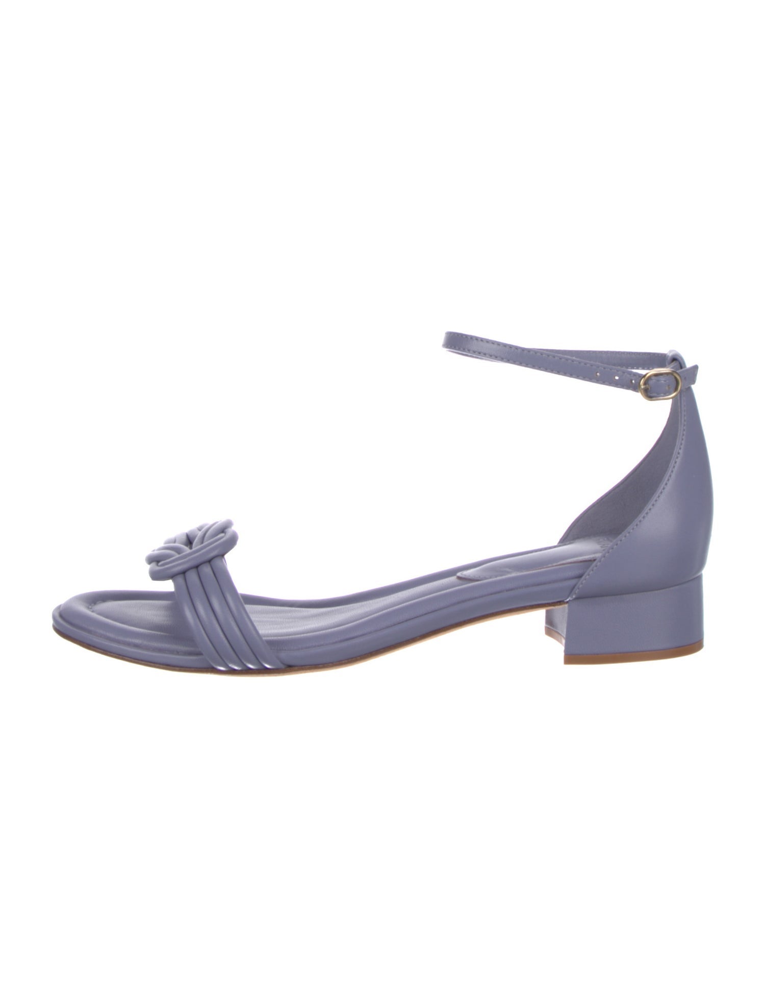 Alexandre Birman Leather Braided Accents Sandals