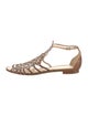 Alexandre Birman Snakeskin Gladiator Sandals