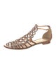 Alexandre Birman Snakeskin Gladiator Sandals
