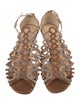Alexandre Birman Snakeskin Gladiator Sandals