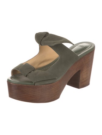 Alexandre Birman Suede Slides