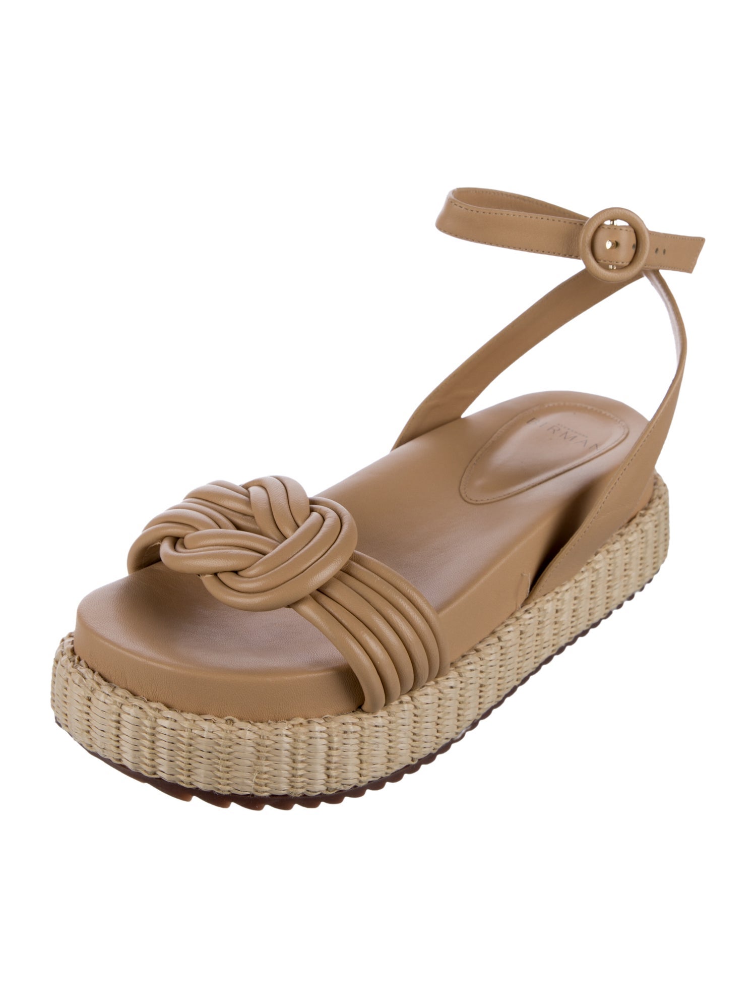 Alexandre Birman Leather Espadrilles