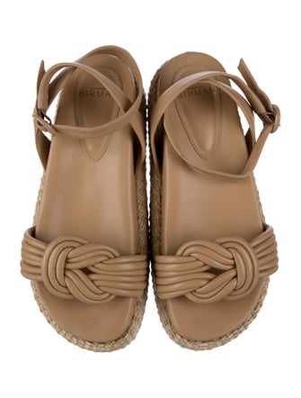 Alexandre Birman Leather Espadrilles