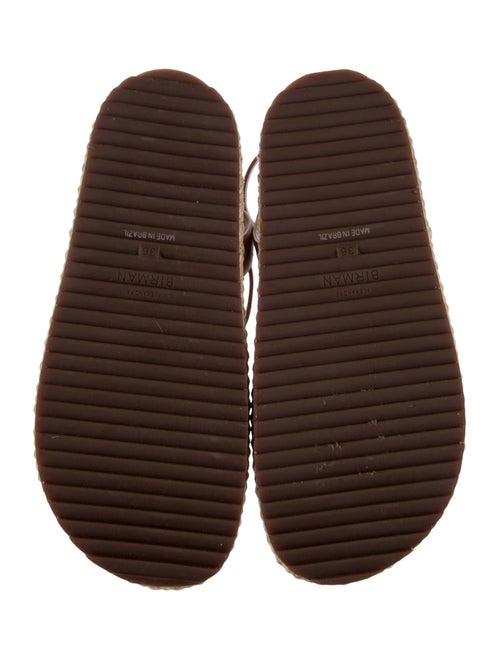 Alexandre Birman Leather Espadrilles