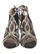 Alexandre Birman Snakeskin Printed Pumps