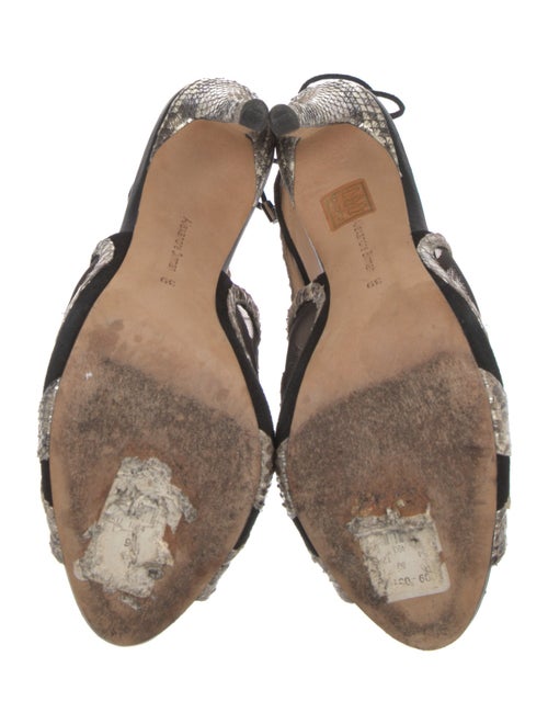 Alexandre Birman Snakeskin Printed Pumps