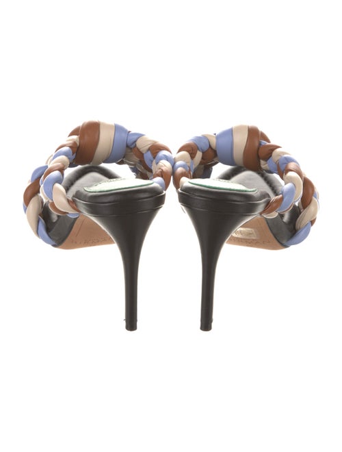 Alexandre Birman Leather Patterned Slides