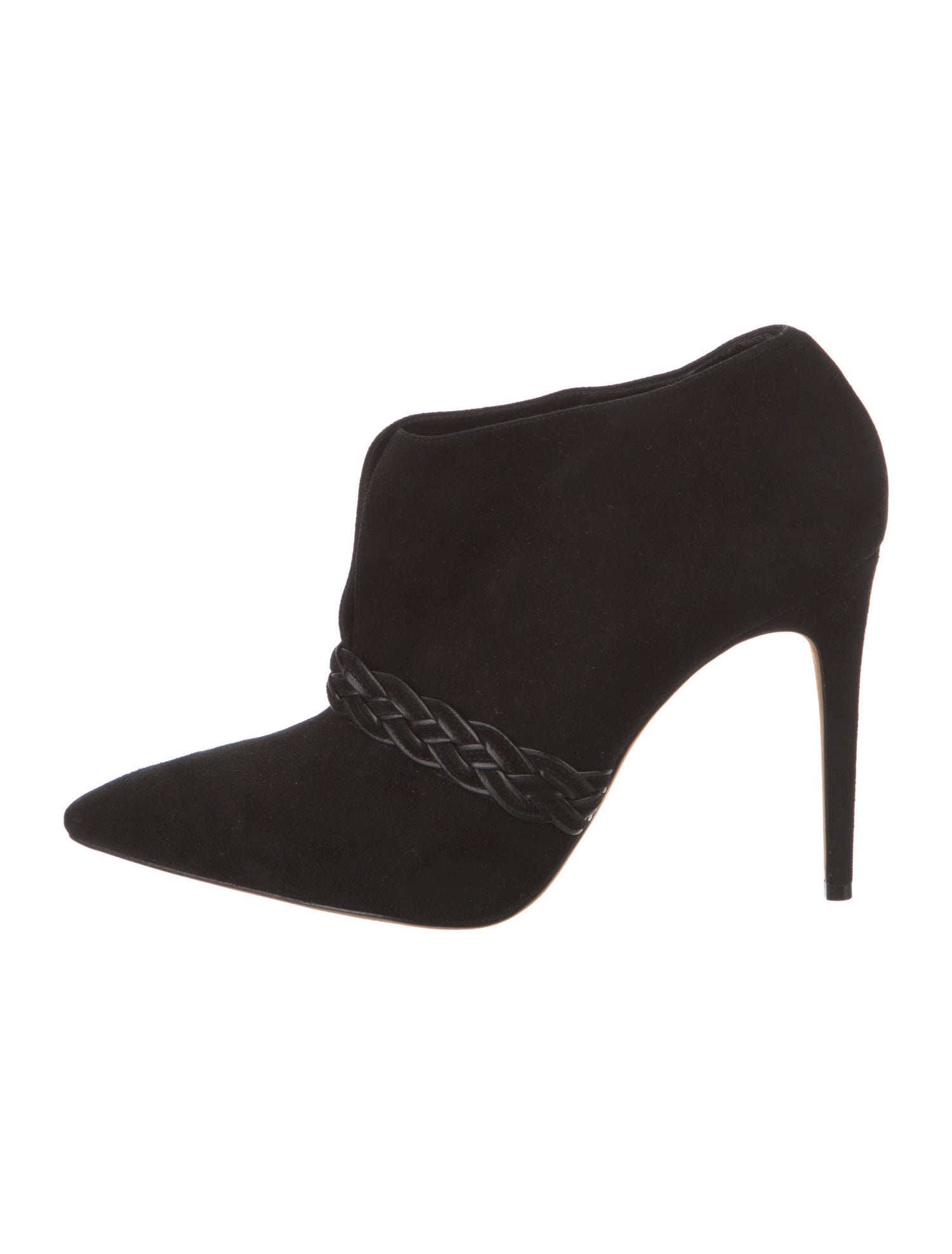 Alexandre Birman Suede Braided Accents Pumps