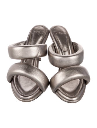 Alexandre Birman Leather Slides